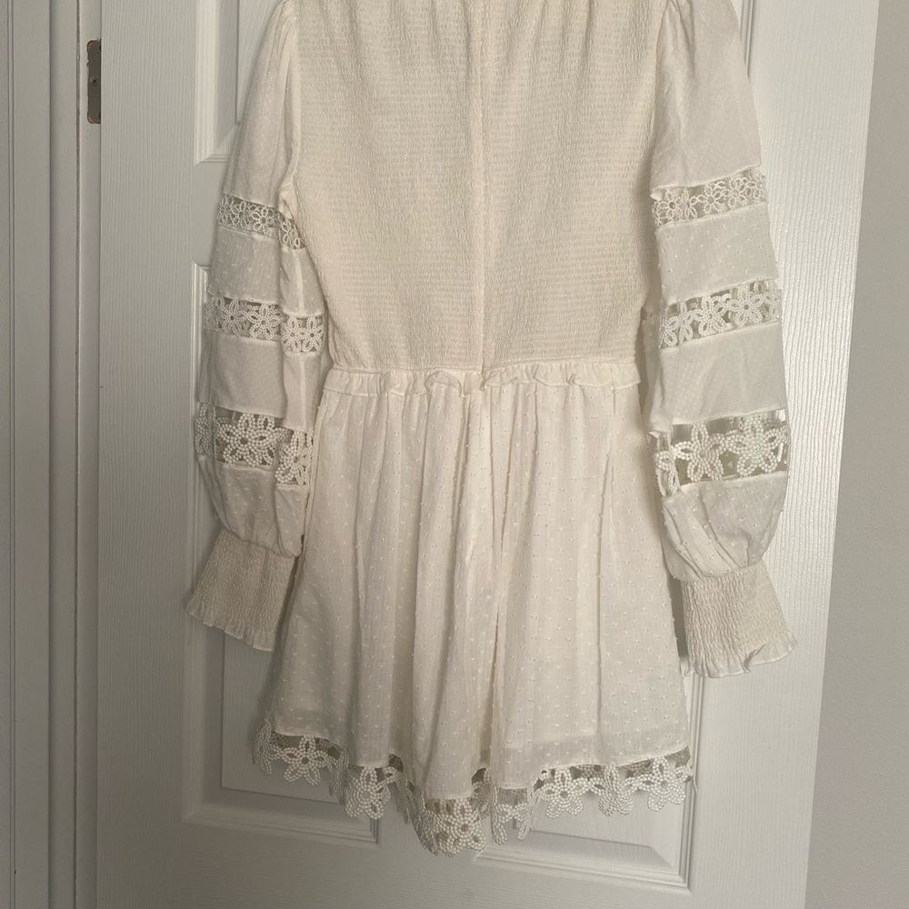 Zimmerman Primrose Daisy Romper Ivory - Picture 3 of 4